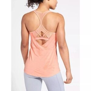 Athleta Swift Reach & Restore Tank Top, Energetic Peach SIZE XS
